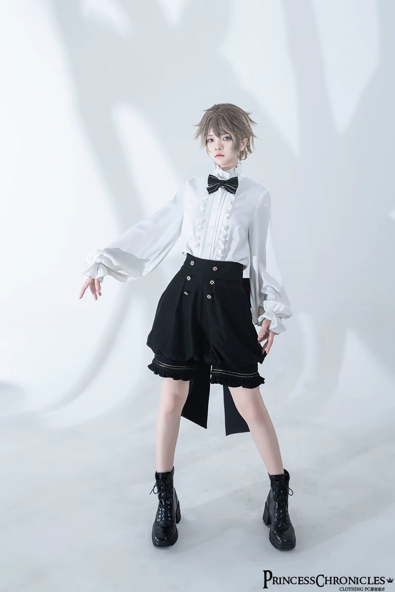 Princess Chronicles - Desperate Bunny - Ouji Cape, Vest & Shorts - styled outfit photograph 3