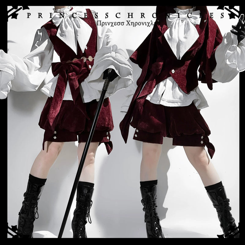 Princess Chronicles - Hare Hunter - Vintage Red - Rabbit-Ear Ouji Jacket & Separates - product photograph 3
