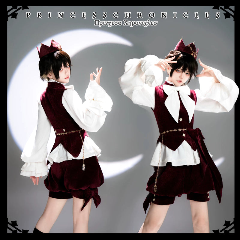 Princess Chronicles - Hare Hunter - Vintage Red - Rabbit-Ear Ouji Jacket & Separates - styled outfit photograph 4