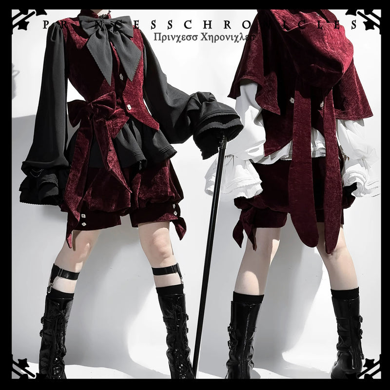 Princess Chronicles - Hare Hunter - Vintage Red - Rabbit-Ear Ouji Jacket & Separates - product photograph 5