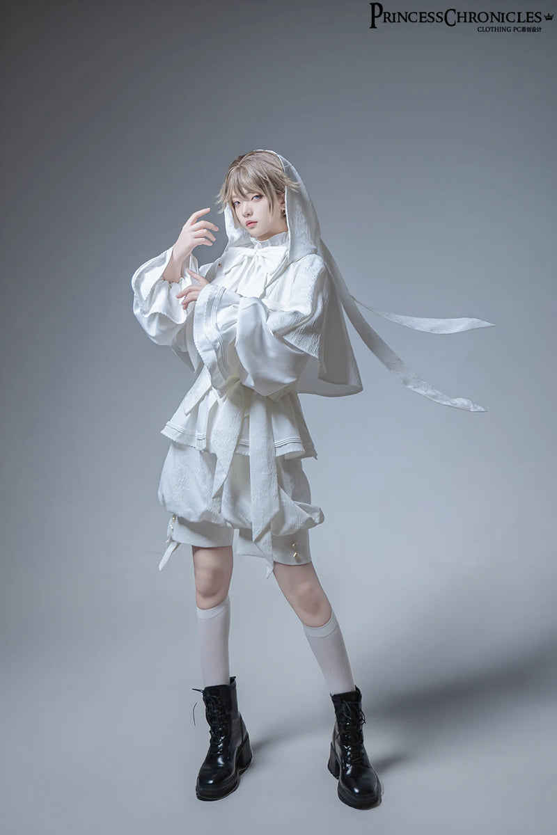 Princess Chronicles - Hunting Rabbit 2.0 - White Ouji Shirt & Separates - styled outfit photograph 2