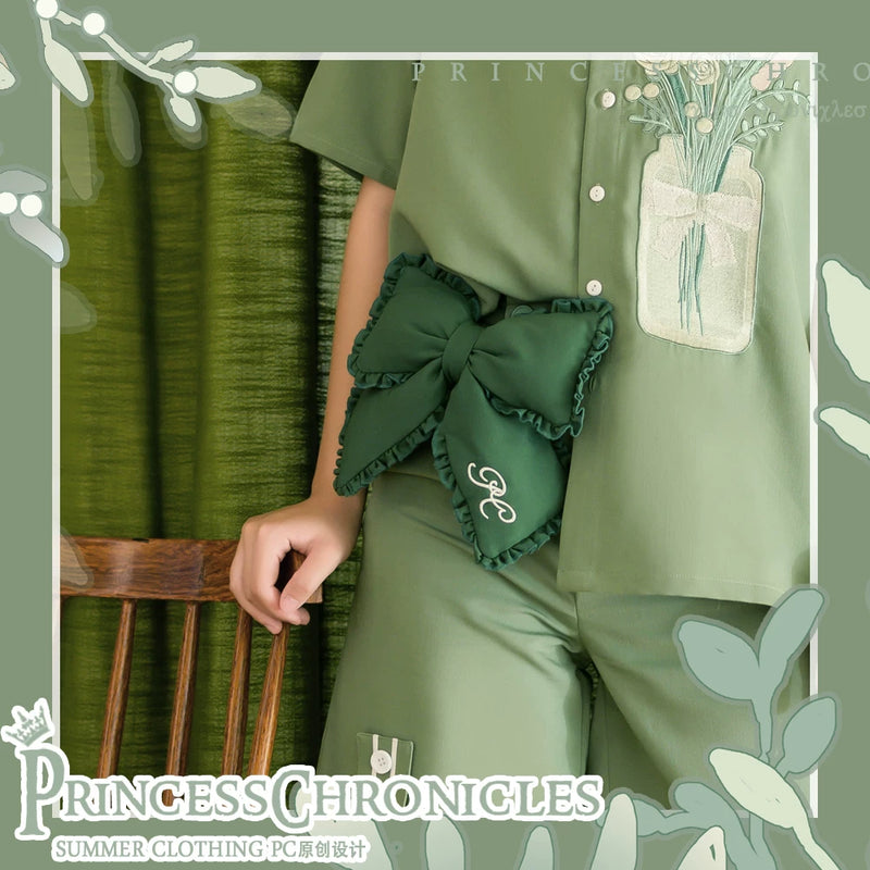Princess Chronicles - Limited Flowering Time - Bow-Detail Ouji Waist Belt - product photograph 5