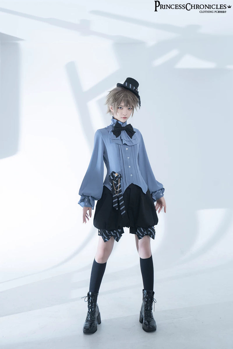 Princess Chronicles - Narrative Rule - Hooded Ouji Vest, Shirt & Shorts - styled outfit photograph 5