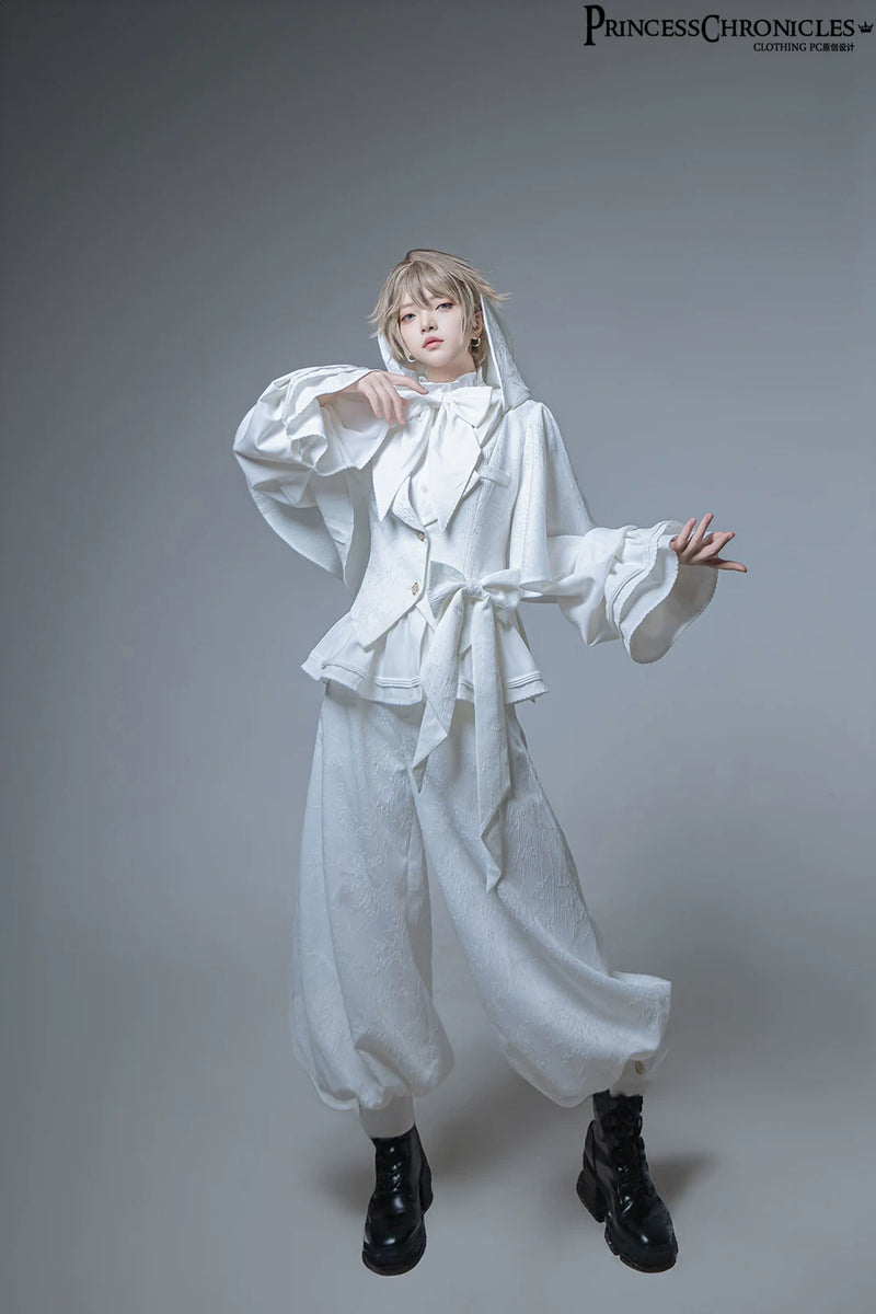Princess Chronicles - Rabbit Hunting White Moonlight - Rabbit-Ear Ouji Jacket & Shorts - styled outfit photograph 3