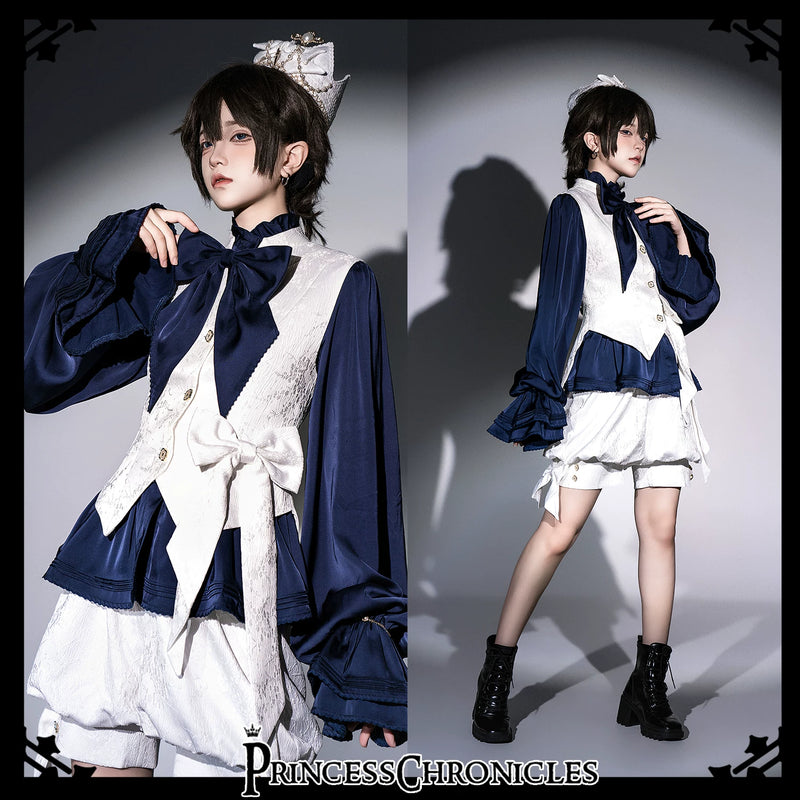Princess Chronicles - Rabbit Hunting White Moonlight - White Ouji Crown Accessory - styled outfit photograph 3