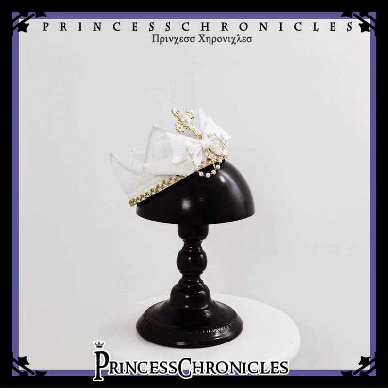 Princess Chronicles - Rabbit Hunting White Moonlight - White Ouji Crown Accessory - product photograph 5