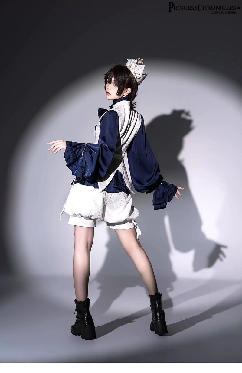 Princess Chronicles - Rabbit Hunting White Moonlight - White Ouji Crown Accessory - styled outfit photograph 6