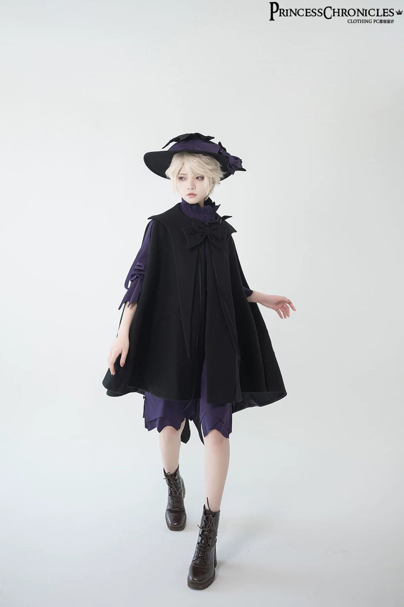 Princess Chronicles - Reverse Roland - Bow-Detail Ouji Cape - styled outfit photograph 2