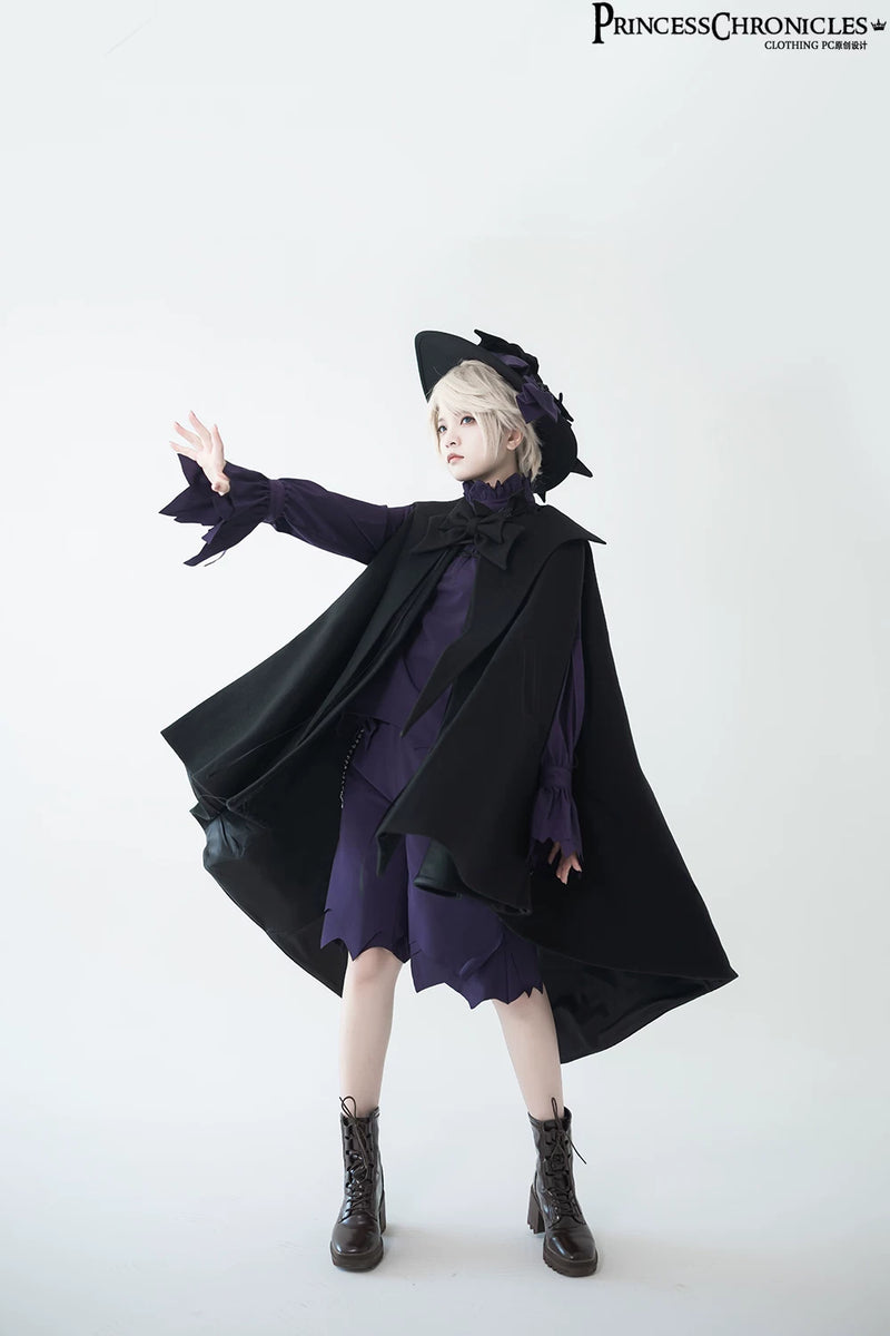 Princess Chronicles - Reverse Roland - Bow-Detail Ouji Cape - styled outfit photograph 3