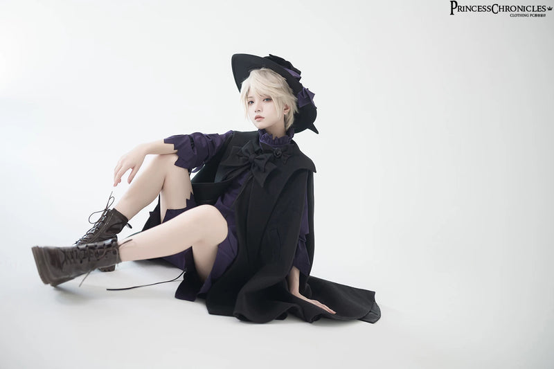 Princess Chronicles - Reverse Roland - Bow-Detail Ouji Cape - styled outfit photograph 4