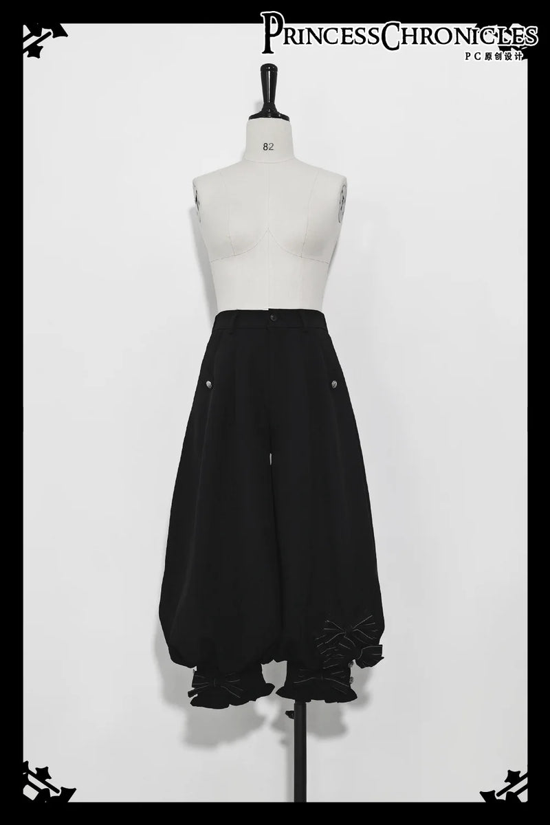 Princess Chronicles - Secret Morning News - Dark - Ouji Vest, Shirt & Cropped Trousers - product photograph 8