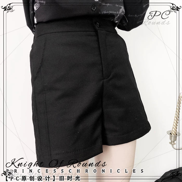 Princess Chronicles - Silver Edge - Classic Black Ouji Shorts - product photograph 2