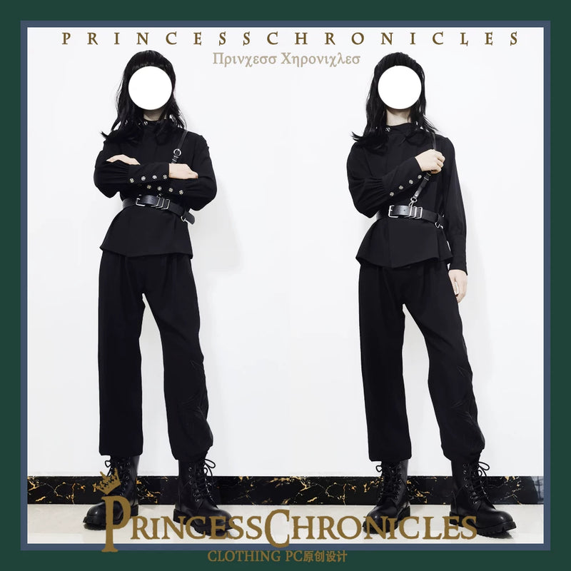 Princess Chronicles - The Stars Change - Embroidered Ouji Trousers - styled outfit photograph 2