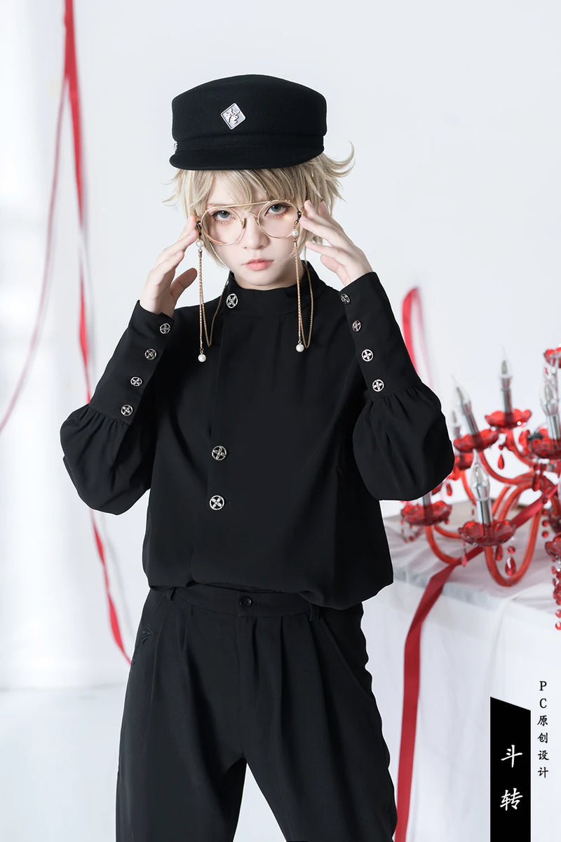 Princess Chronicles - The Stars Change - Embroidered Ouji Trousers - styled outfit photograph 3