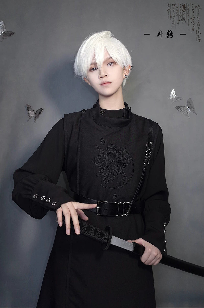 Princess Chronicles - The Stars Change - Embroidered Sleeveless Long Robe - styled outfit photograph 4