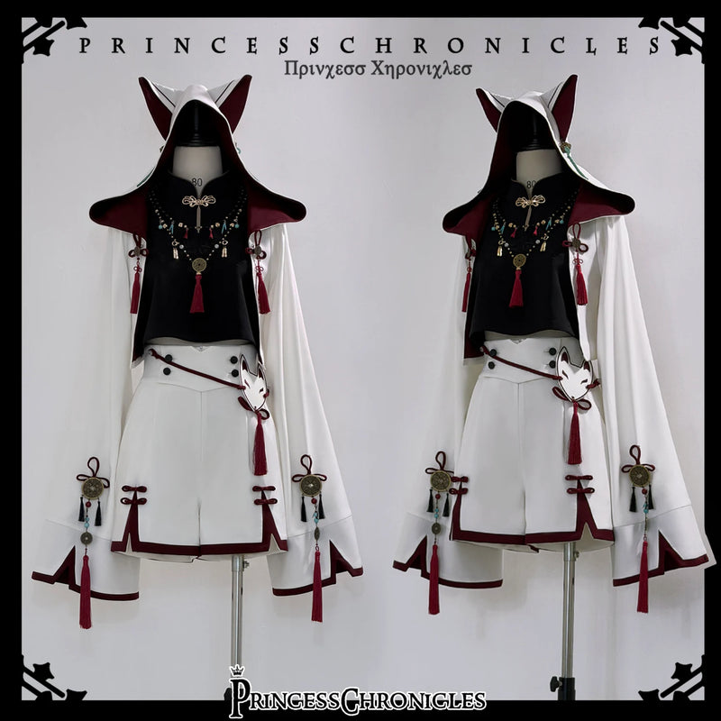 Princess Chronicles - White Fox - Chinese-Inspired Necklace - product photograph 5