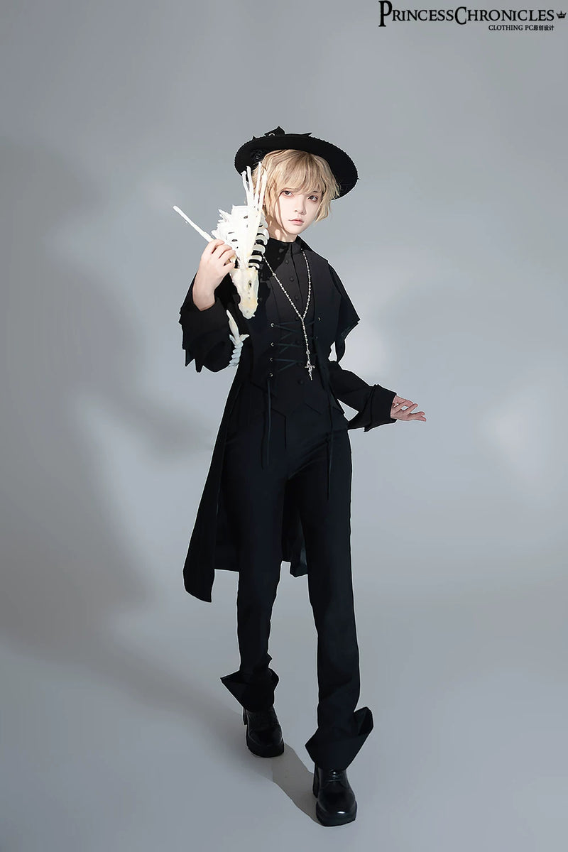 Princess Chronicles - Yan Ye - Black Bow Flat Hat - styled outfit photograph 5