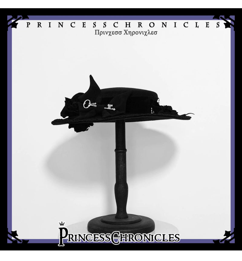 Princess Chronicles - Yan Ye - Black Bow Flat Hat - product photograph 6