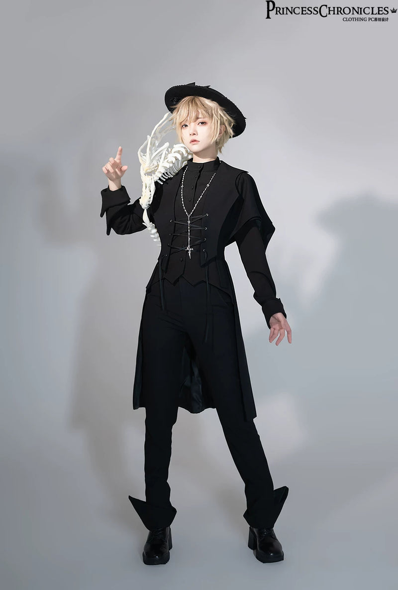 Princess Chronicles - Yan Ye - Cross & Pearl-Detail Necklace - styled outfit photograph 5