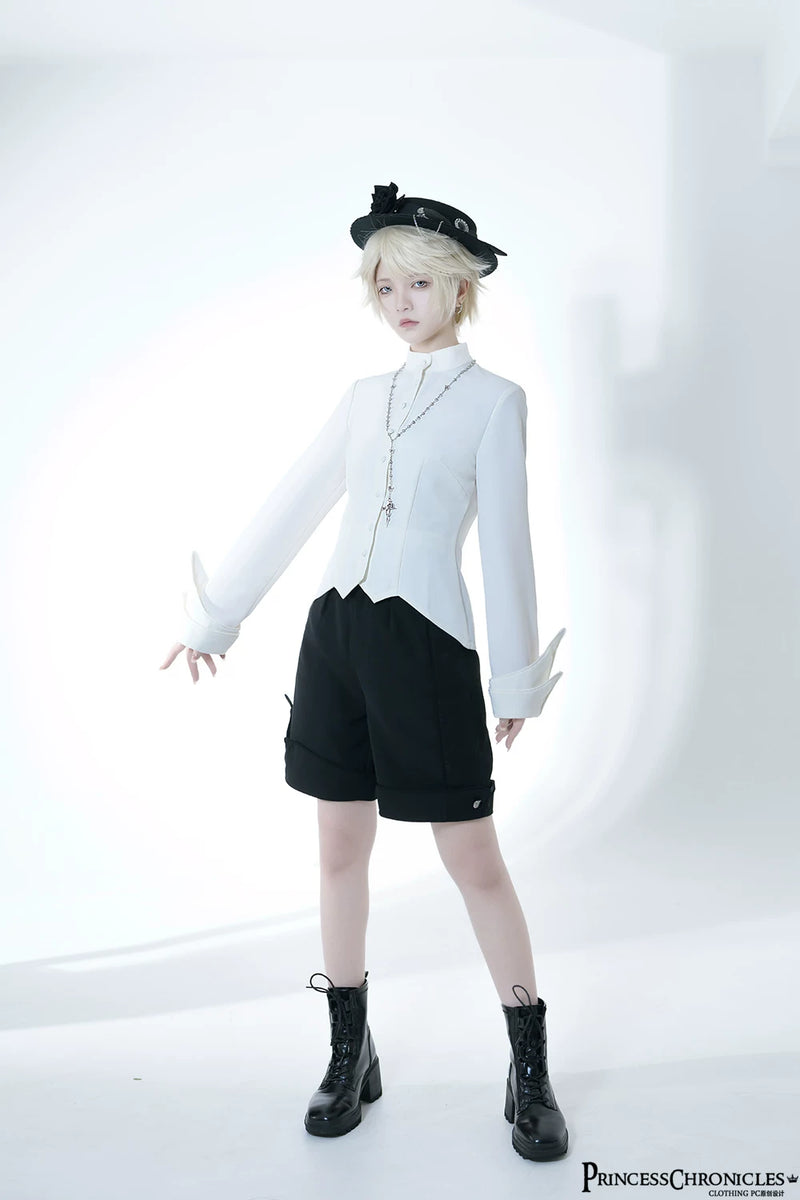 Princess Chronicles - Yan Ye - White Ouji Shirt - Pre-Order - styled outfit photograph 4