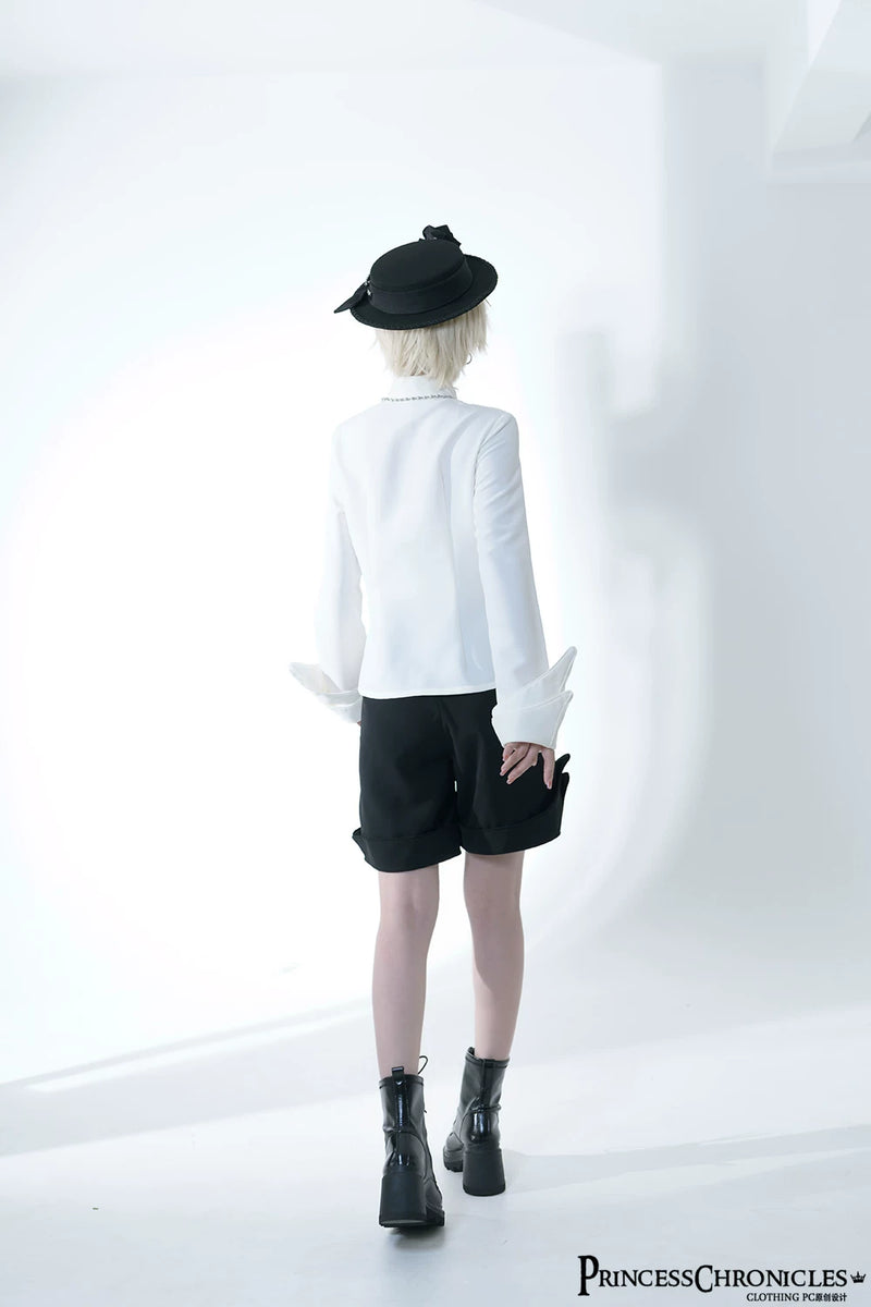 Princess Chronicles - Yan Ye - White Ouji Shirt - Pre-Order - styled outfit photograph 5
