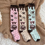 Chocolate cake calf-length style full color (default three colors) / One Size