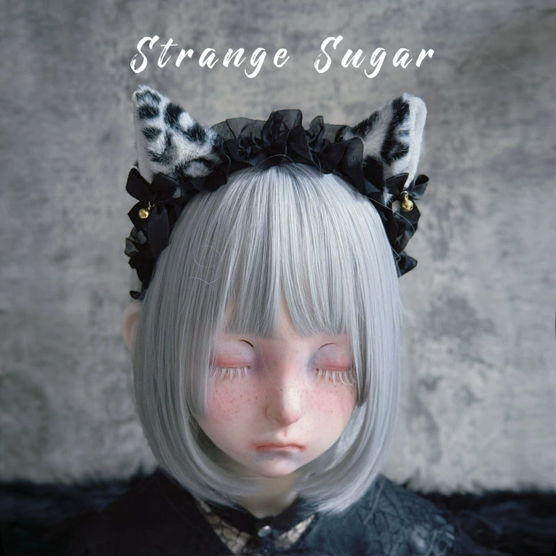 Angel Wing Cat Ear Lace Ribbon Headband by Strange Sugar - product view 7