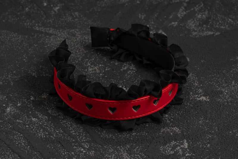 Black and Burgundy Gothic Headbands by Strange Sugar - product view 7