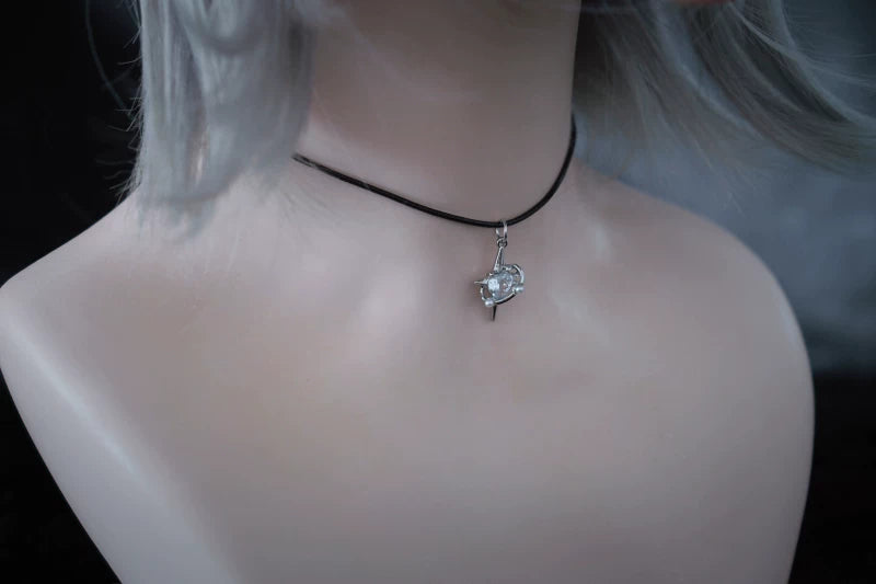 Black Star Charm Collarbone Necklace by Strange Sugar - product view 4