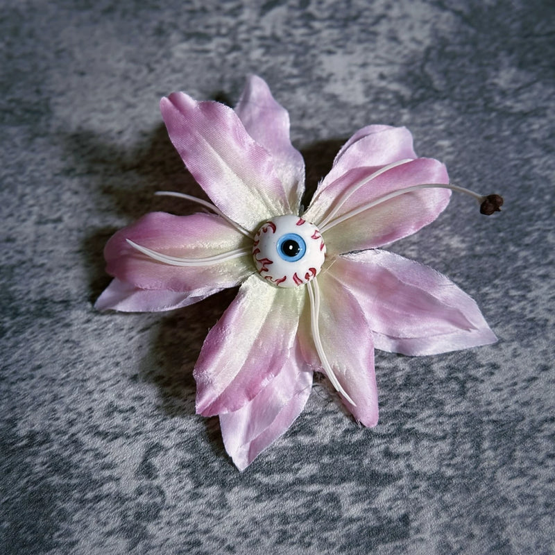 Eyeball Lily Flower Hair Clips by Strange Sugar - product view 7