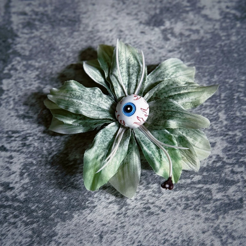 Eyeball Lily Flower Hair Clips by Strange Sugar - product view 16