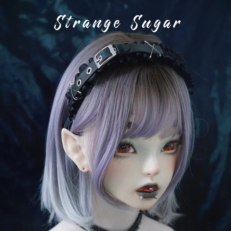 Faux Leather Buckle Pleated Headband Collection by Strange Sugar - product view 6