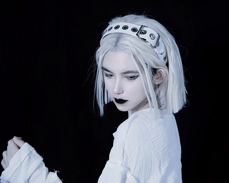 Faux Leather Punk Headband Collection by Strange Sugar - product view 4