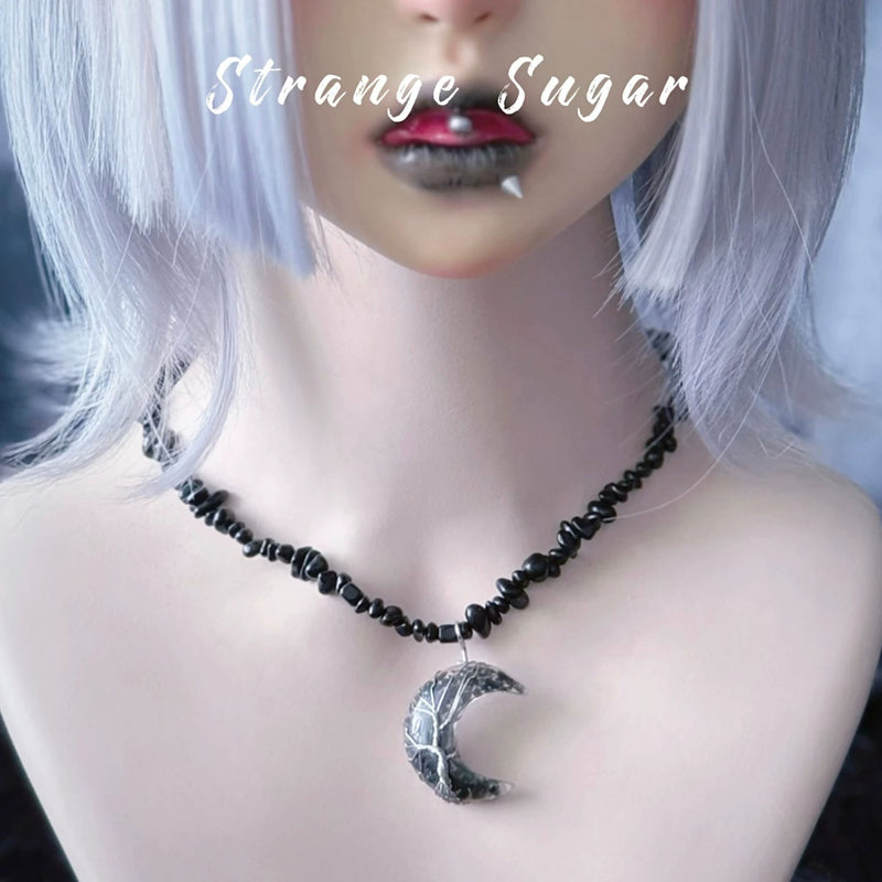 Gothic Beaded Pendant Necklace Collection by Strange Sugar - product view 38
