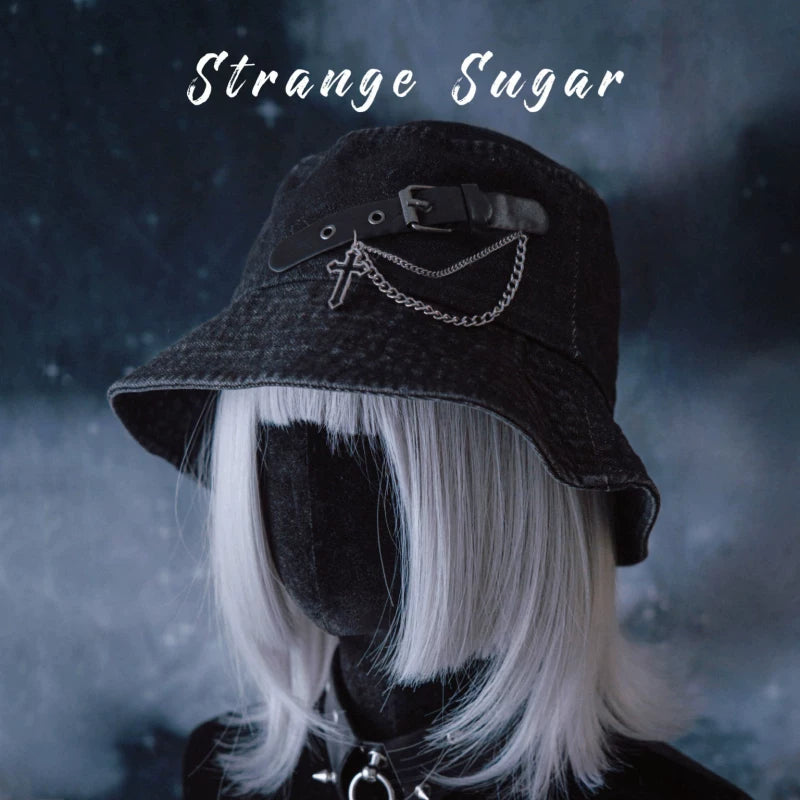 Gothic Berets Knit Hats and Bucket Hats by Strange Sugar - product view 8