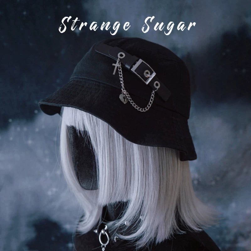 Gothic Berets Knit Hats and Bucket Hats by Strange Sugar - product view 9