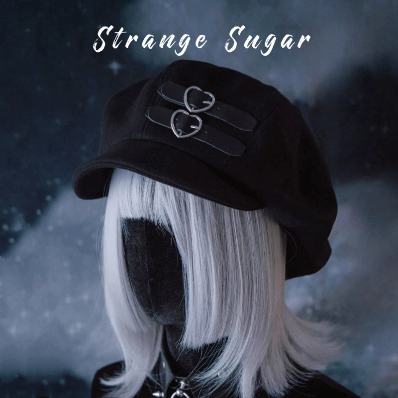Gothic Berets Knit Hats and Bucket Hats by Strange Sugar - product view 12