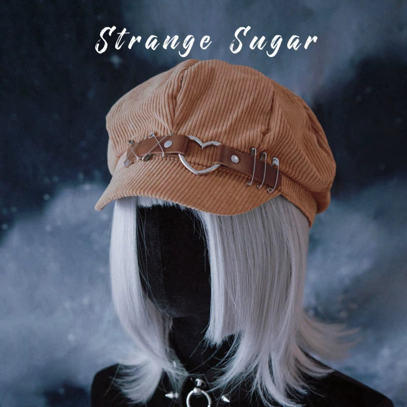 Gothic Berets Knit Hats and Bucket Hats by Strange Sugar - product view 14