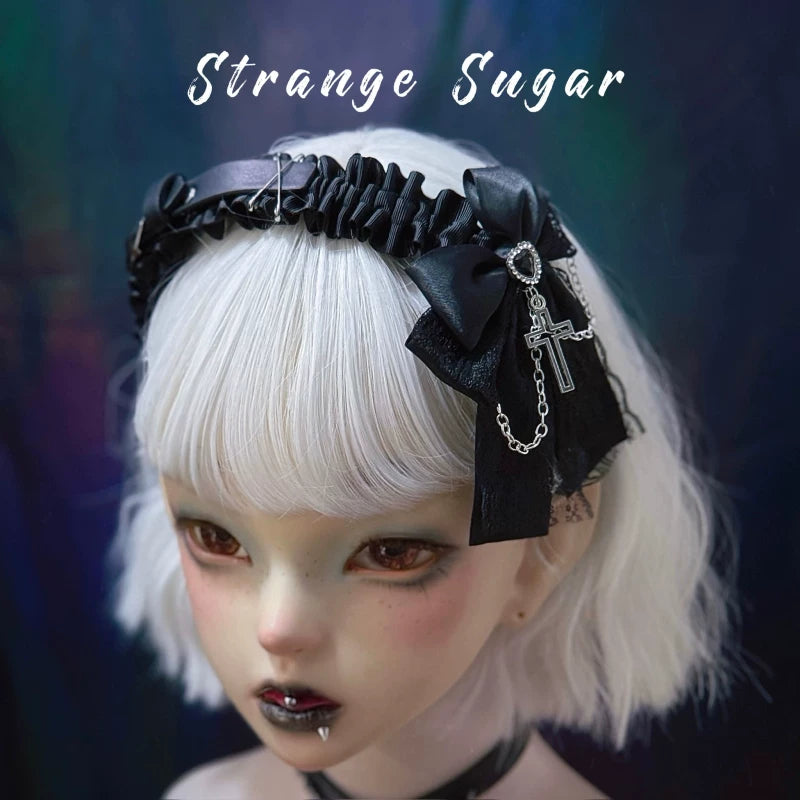 Gothic Buckle and Bow Headband Collection by Strange Sugar - product view 6