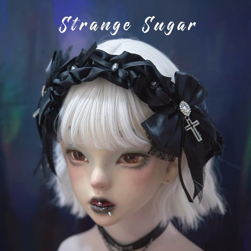 Gothic Buckle and Bow Headband Collection by Strange Sugar - product view 8