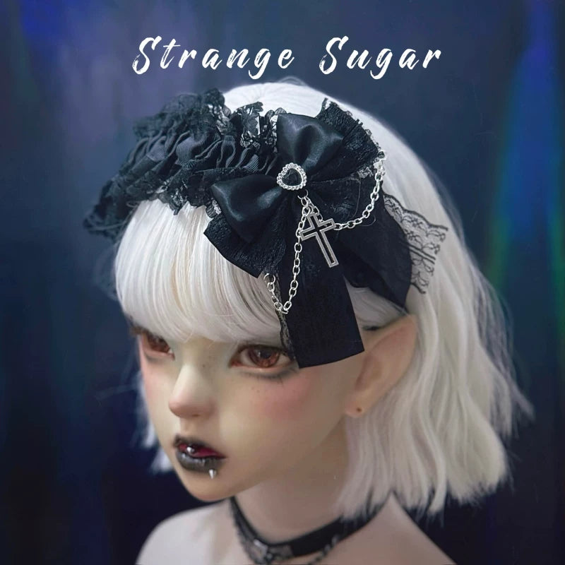 Gothic Buckle and Bow Headband Collection by Strange Sugar - product view 9