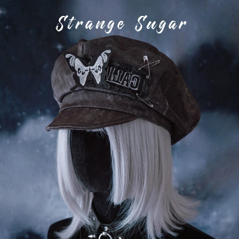 Gothic Buckle Chain Beret and Hat Collection by Strange Sugar - product view 11