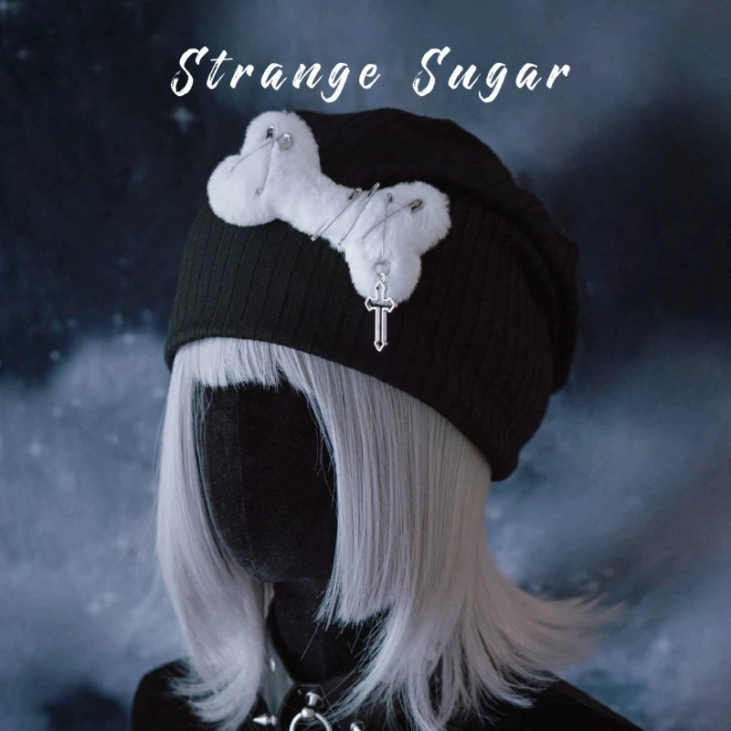 Gothic Buckle Chain Beret and Hat Collection by Strange Sugar - product view 12