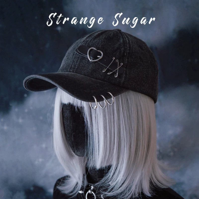 Gothic Buckle Chain Beret and Hat Collection by Strange Sugar - product view 17