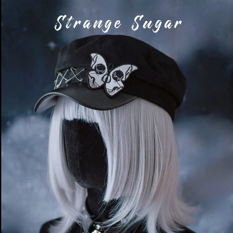 Gothic Buckle Chain Beret and Hat Collection by Strange Sugar - product view 22