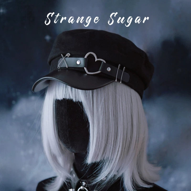 Gothic Buckle Chain Beret and Hat Collection by Strange Sugar - product view 23