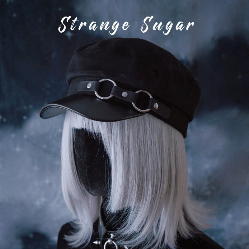 Gothic Buckle Chain Beret and Hat Collection by Strange Sugar - product view 24