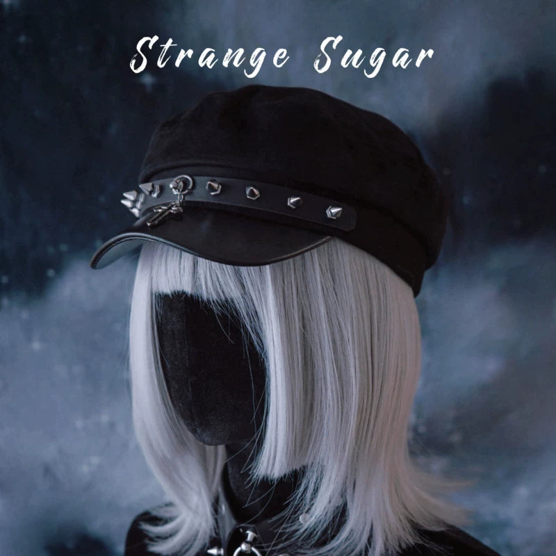Gothic Buckle Chain Beret and Hat Collection by Strange Sugar - product view 27