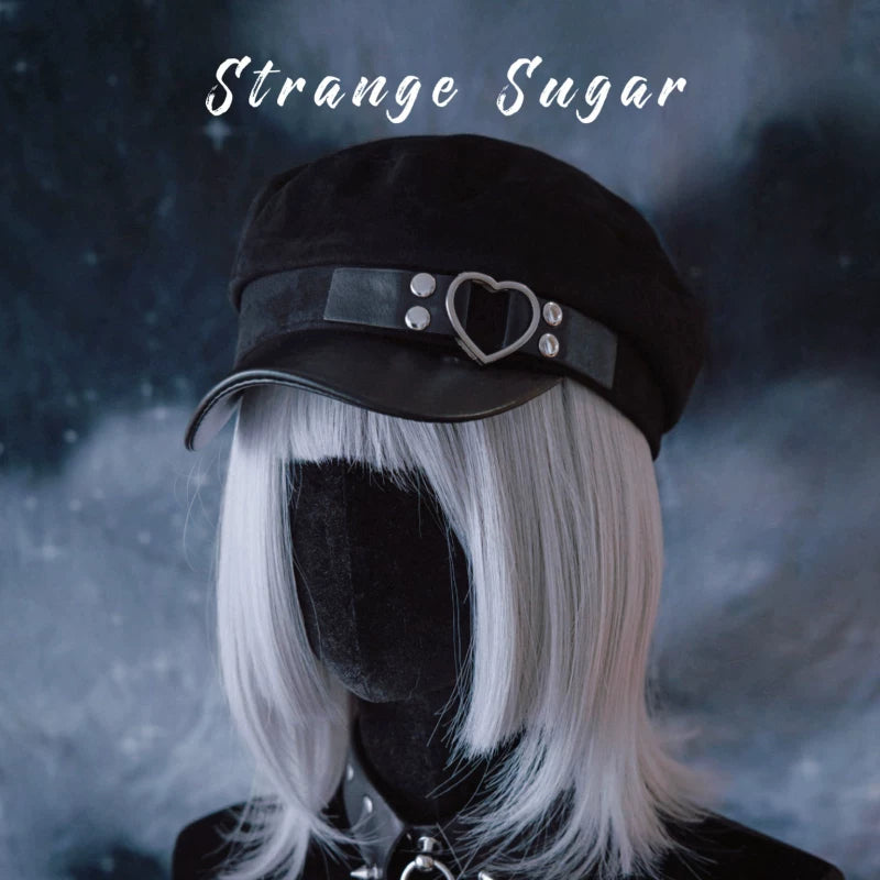 Gothic Buckle Chain Beret and Hat Collection by Strange Sugar - product view 28
