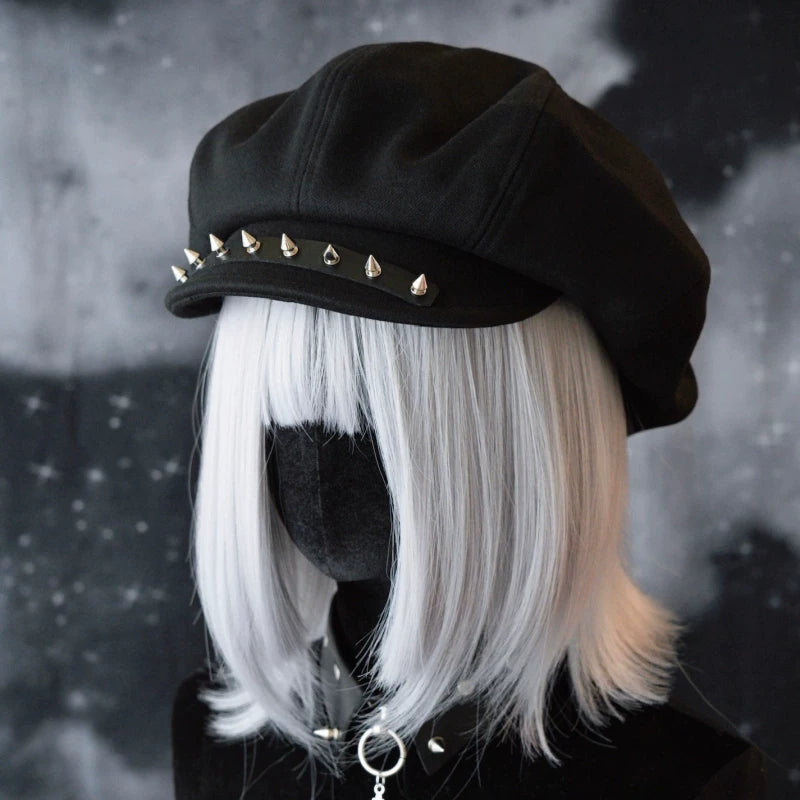 Gothic Buckle Chain Beret and Hat Collection by Strange Sugar - product view 34